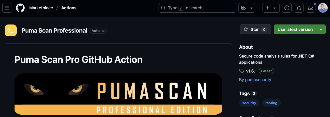 Puma Scan GitHub Action