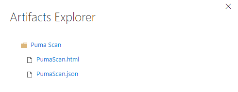 Downloading Puma Scan Artifacts